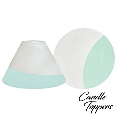 Photo of Aqua Candle Shade & Tray